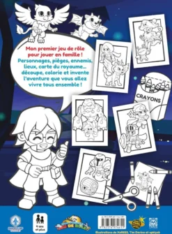Mon premier jeu de rôle : Coloriages du donjon