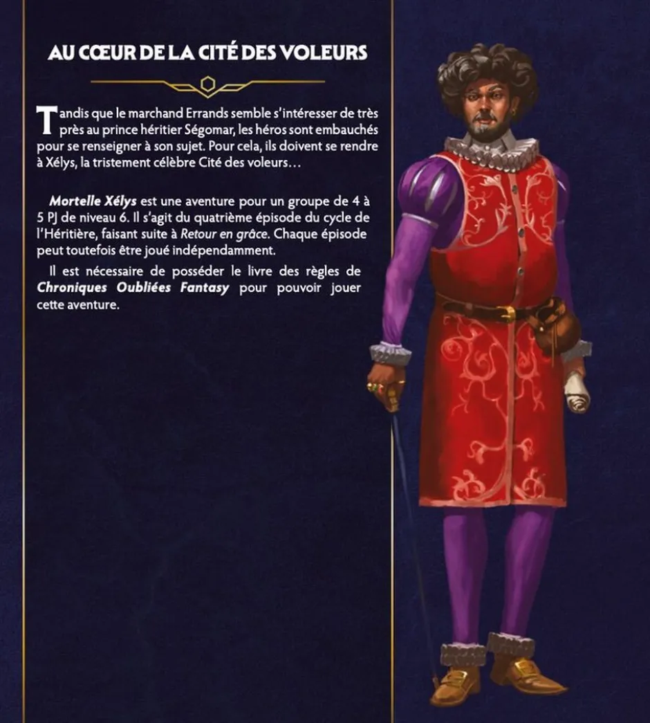 Mortelle Xélys - Chroniques Oubliées 2ème Edition