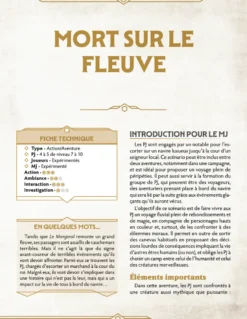 Mort sur le fleuve - Chroniques Oubliées 2ème Edition