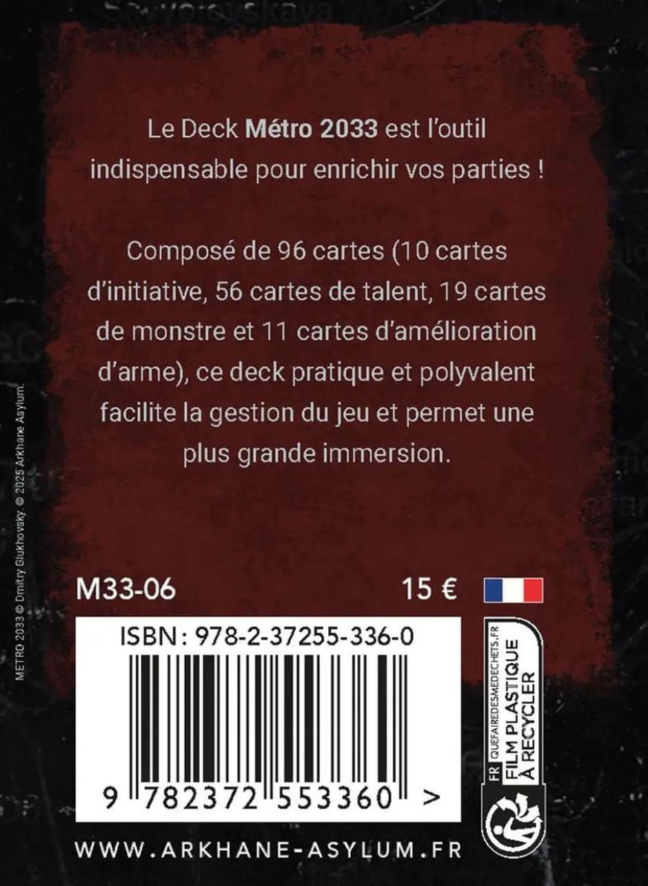 Métro 2033 : Deck de base