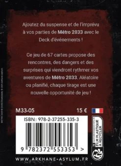 Métro 2033 : Deck d'Evénements