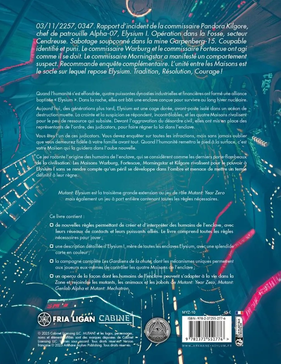 Mutant Year Zero : Elysium