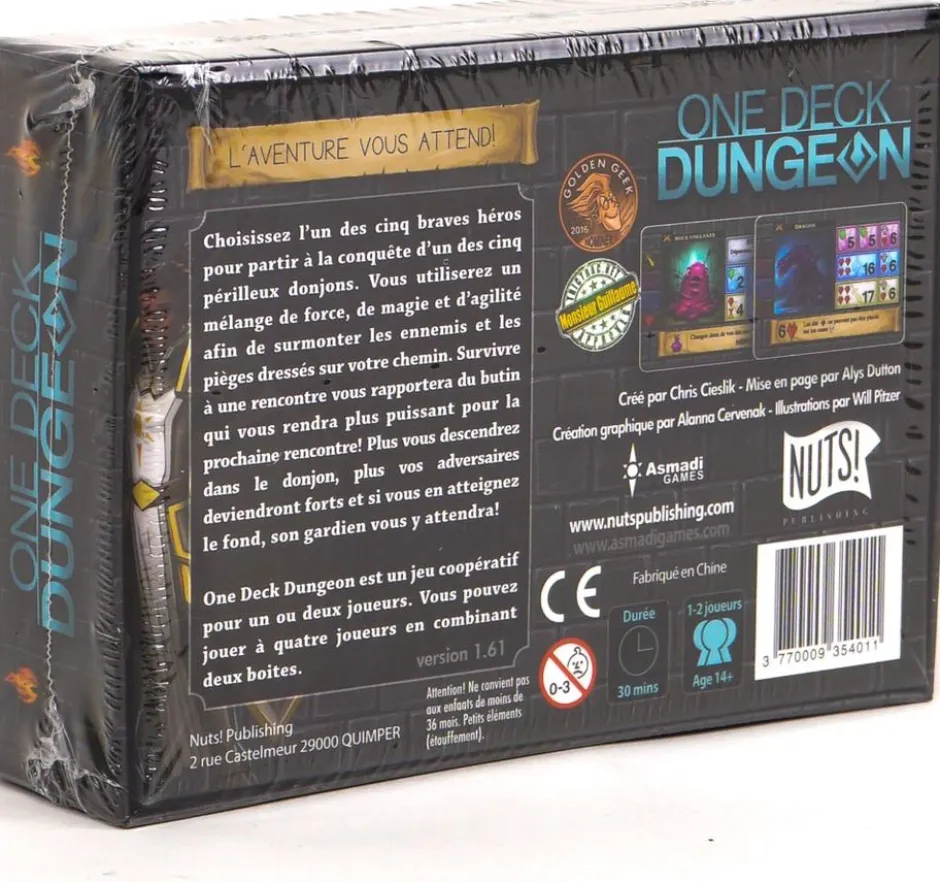 One Deck Dungeon : Boite de Base