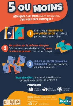 5 ou Moins
