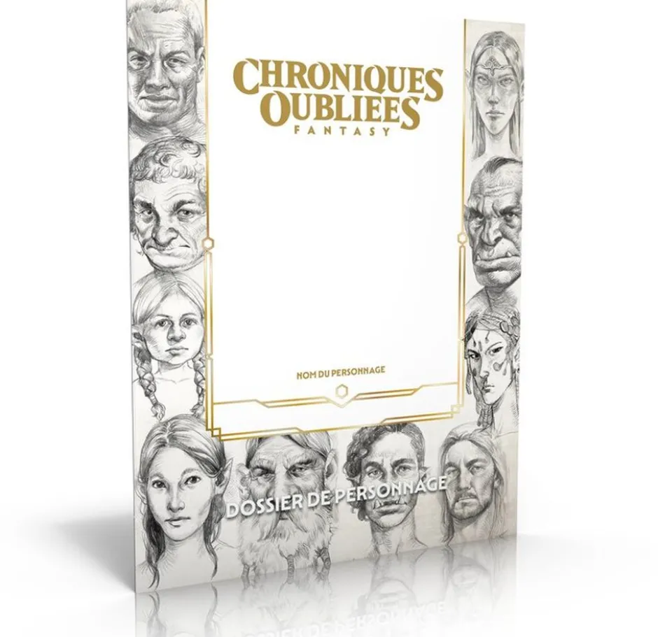 Pack de 5 Dossiers de personnage - Chroniques Oubliées 2ème Edition