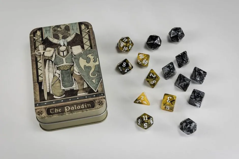 Pack de 15 dés Character Class Classic RPG Paladin