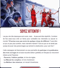 Paranoia : Le Manuel du Complice