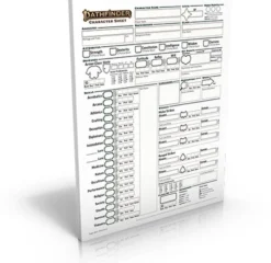 Pathfinder 2 - Bloc de fiches de personnages vierges - Pathfinder Remaster