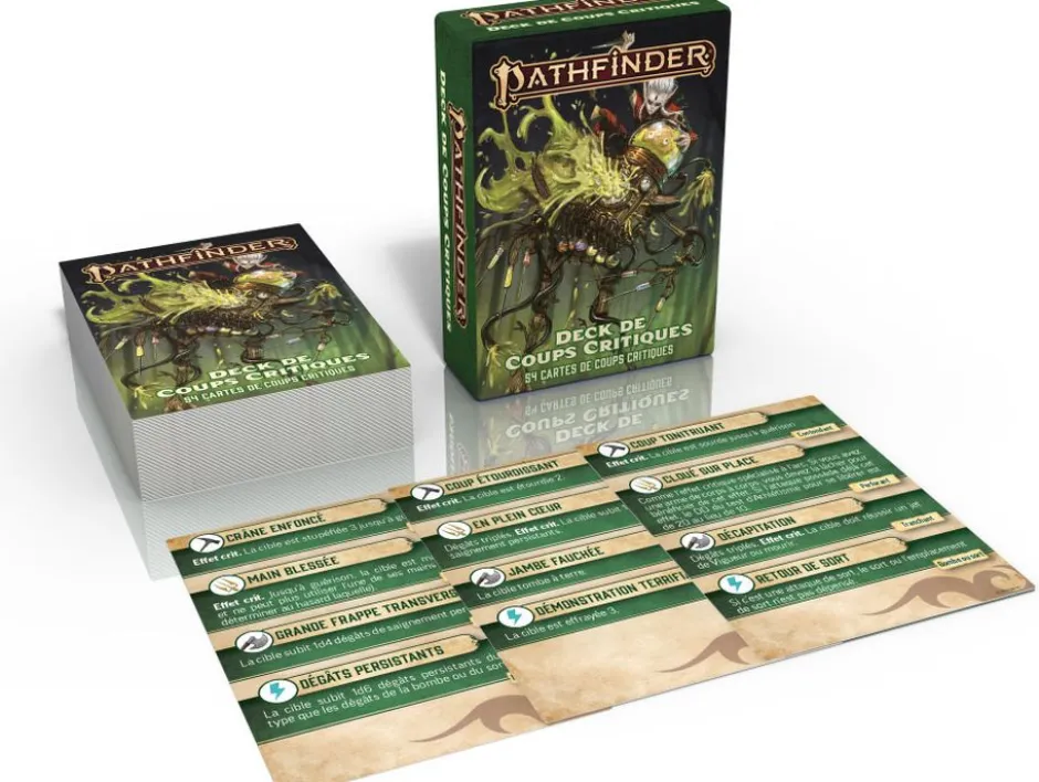 Pathfinder 2 - Deck de Coups Critiques