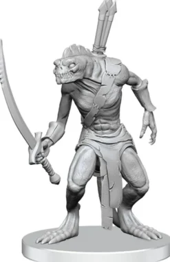Pathfinder Deep Cuts Unpainted Miniatures - Xulgath Skirmisher & Stoneliege