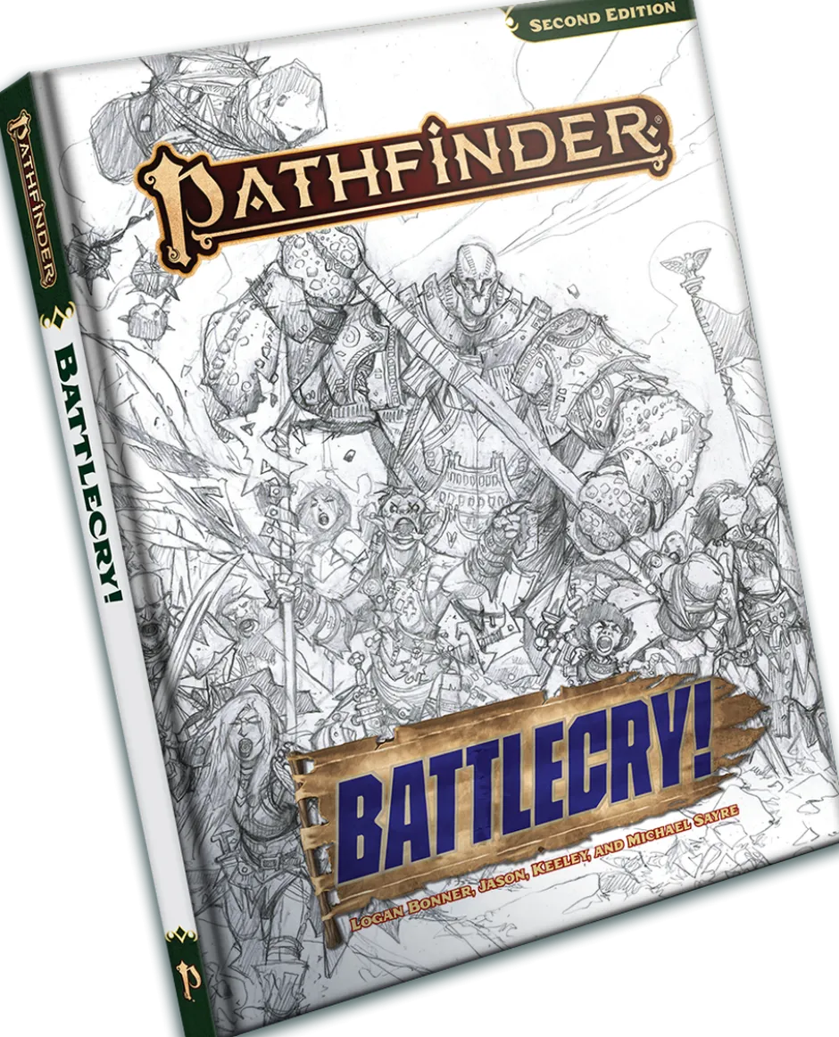 Pathfinder 2E: Battlecry Sketch Cover VO