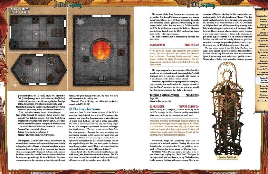 Pathfinder 2E: Hellfire Crisis - Hell's Destiny Adventure Path VO