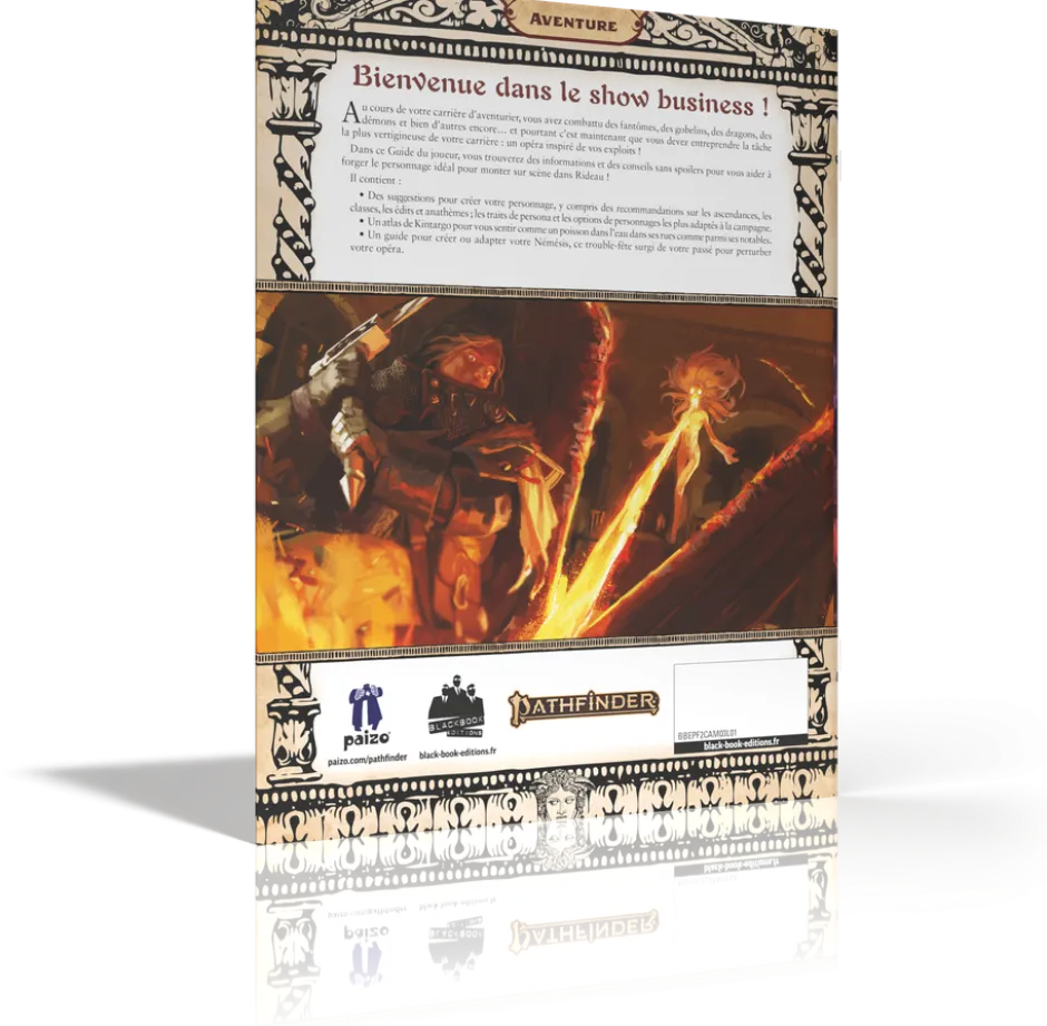 Pathfinder 2 - Guide du joueur de Rideau !