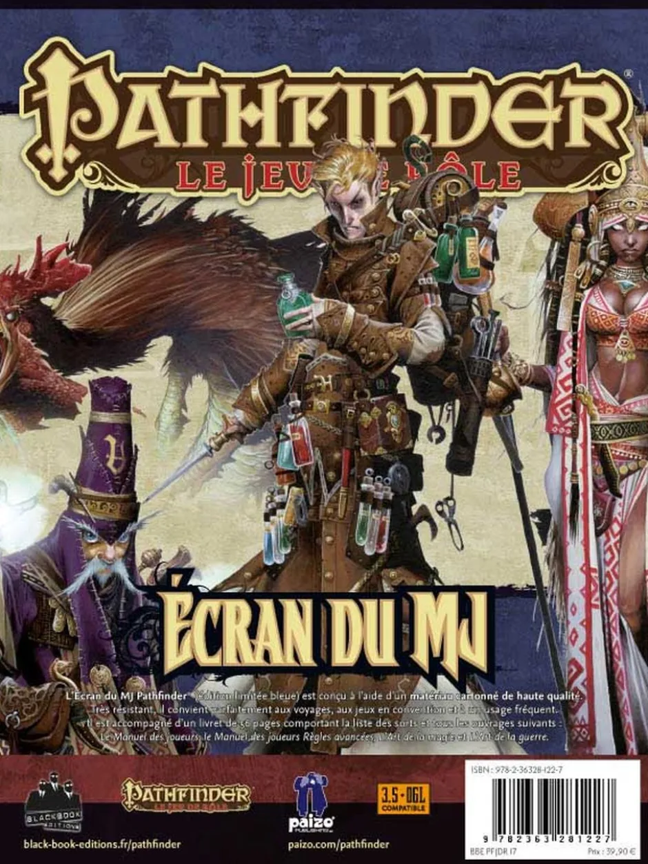 Pathfinder JdR - Écran du MJ - nouvelle édition limitée