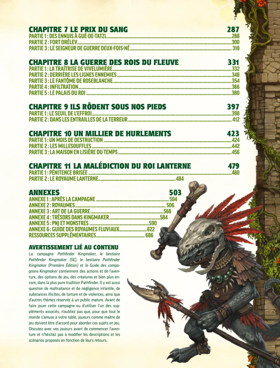 Pathfinder 2 - Kingmaker 10ème anniversaire