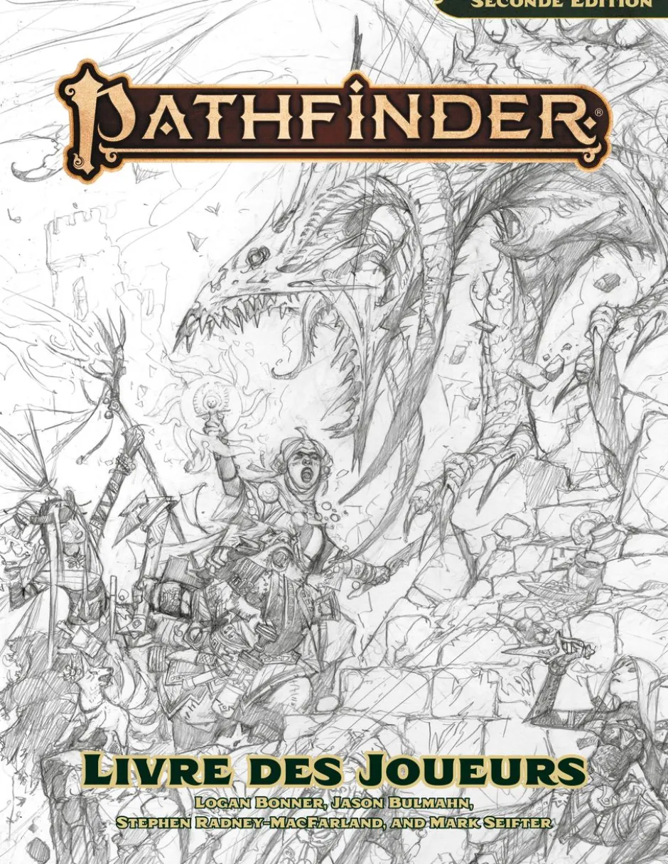 Pathfinder 2 - Livre des Joueurs version croquis