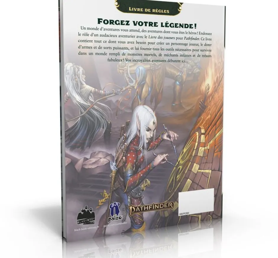 Pathfinder 2 - Livre des Joueurs version croquis