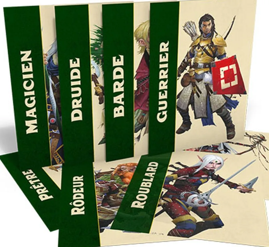 Pathfinder 2 - 8 Pré-tirés niveau 1 etniveau 3