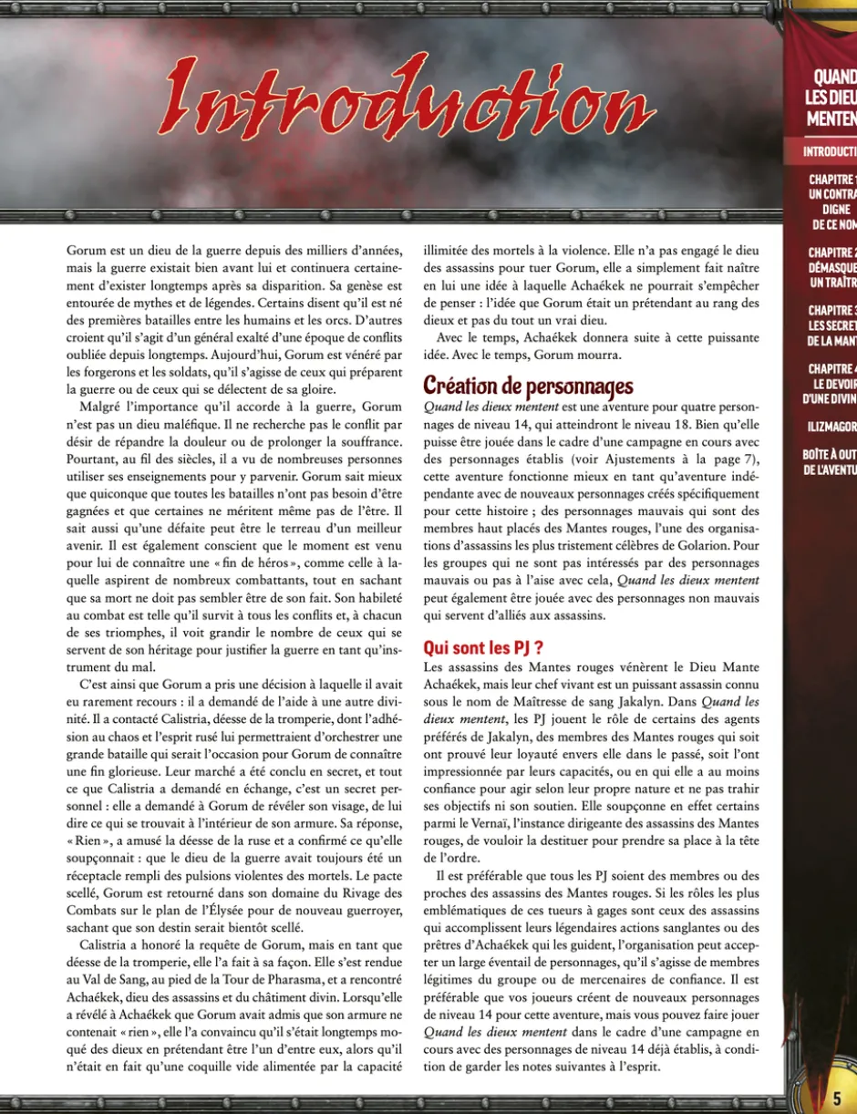 Pathfinder 2 - Quand les dieux mentent