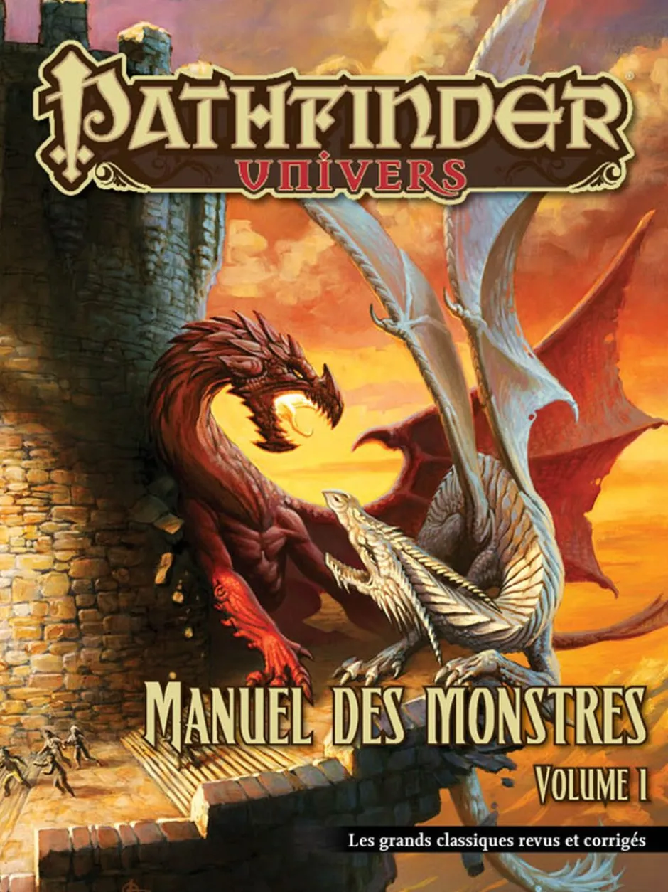 Pathfinder Univers - Manuel des monstres vol 1 : Les grands classiques revus... (couverture rigide)