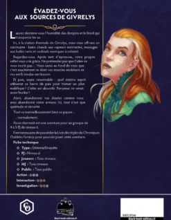 Pause thermale - Chroniques Oubliées 2ème Edition