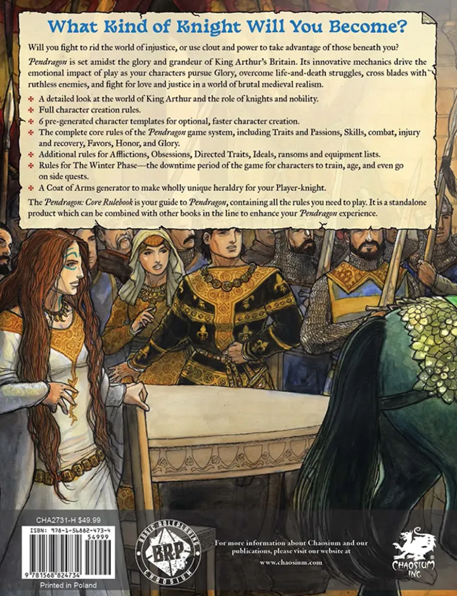 Pendragon RPG: Core Rulebook VO
