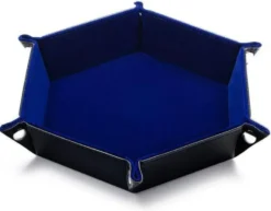 Piste à dés hexagonale bleue