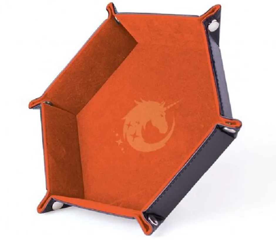 Piste à dés - Licorne Majestueuse : Hexagonale Orange