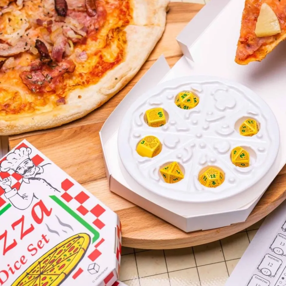 Pizza Dice Set: Margherita