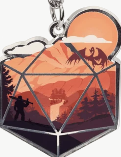 Porte-clé : D20 Hero Keychain