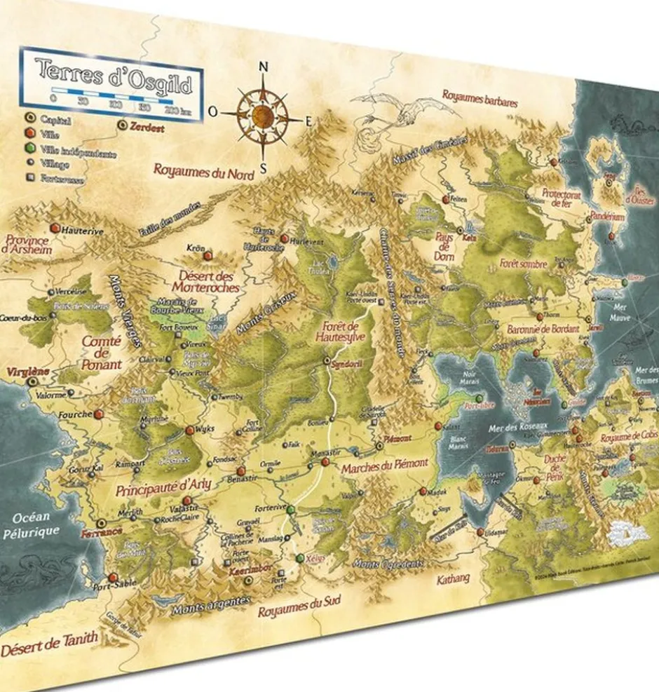 Poster des Terres d'Osgild - Chroniques Oubliées 2ème Edition