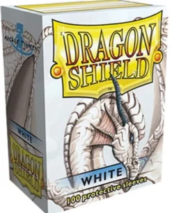 Protège-cartes : Dragon Shield White (63 x 88 mm)