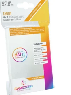 Protège-cartes : Gamegenic Tarot Matte Sleeves (73x122 mm)