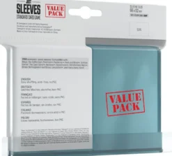 Protège-cartes : Just Sleeves Standard Card Game Clear Value Pack (66x92mm)