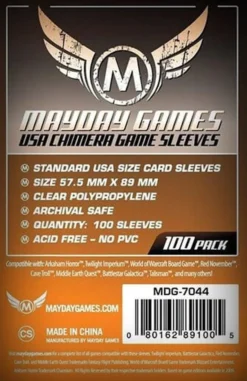 Protège-cartes : Mayday Games Card Sleeves 57,5x89mm Chimera