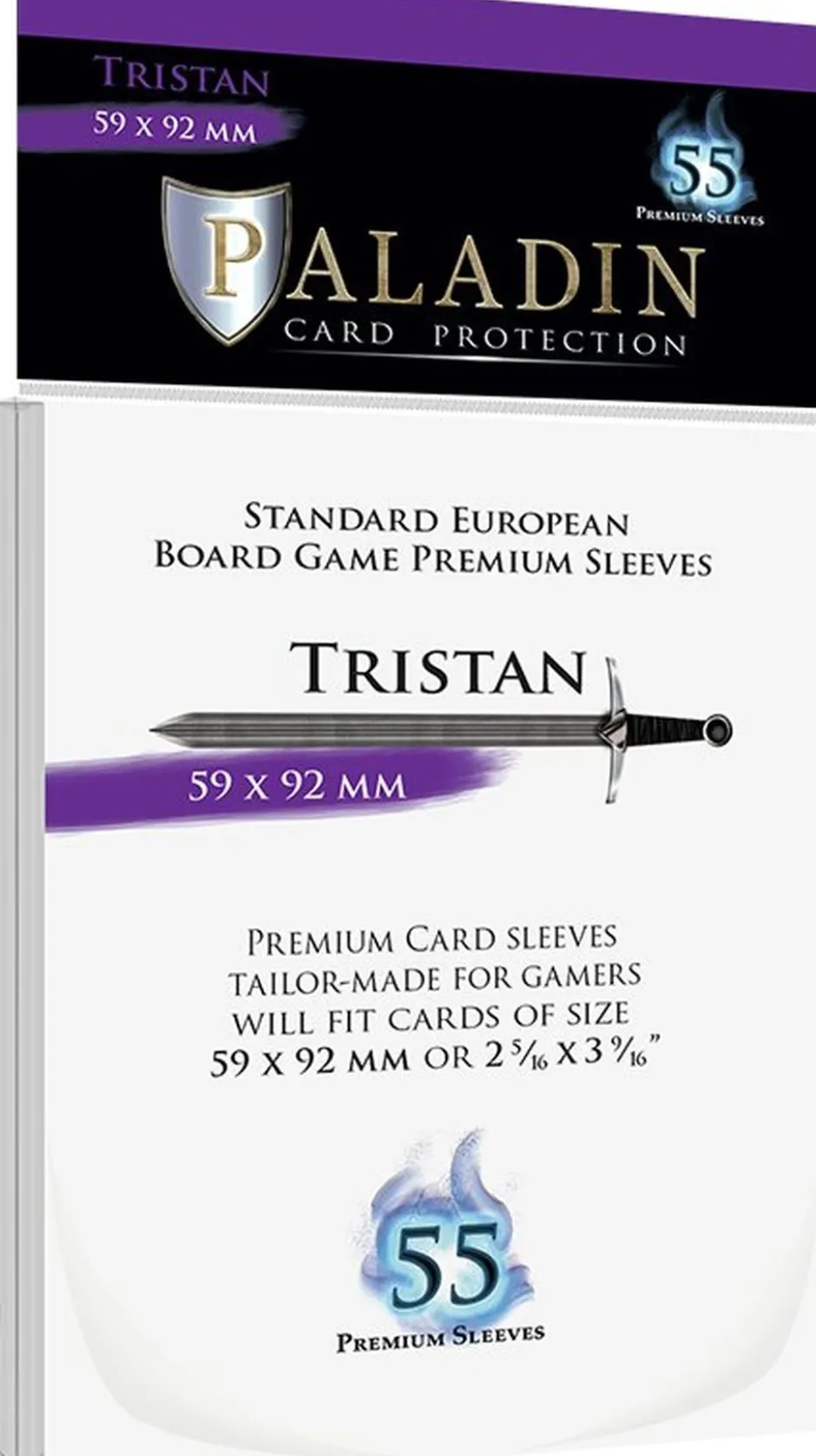 Protège-cartes : Paladin Tristan Premium Sleeves (59x92mm)