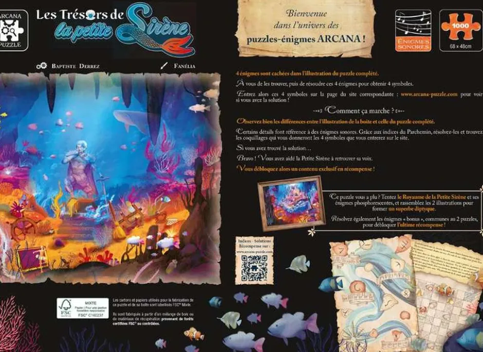 Puzzle Arcana : Les Trésors de la Petite Sirène