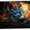 Puzzle : Colorful cat