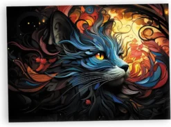 Puzzle : Colorful cat