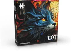 Puzzle : Colorful cat