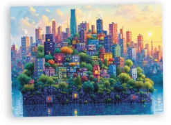 Puzzle Colorful Island