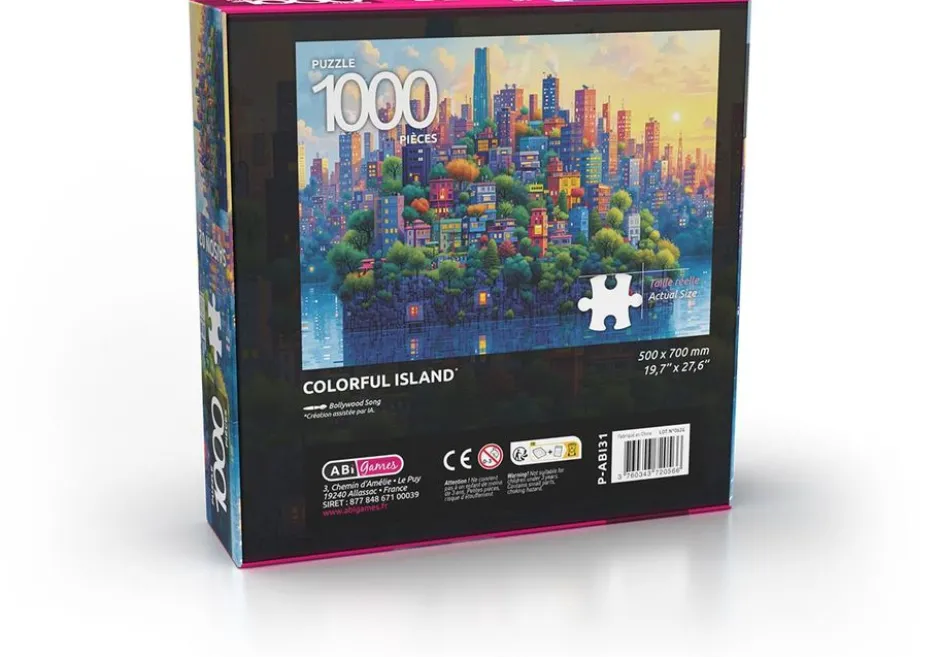 Puzzle Colorful Island