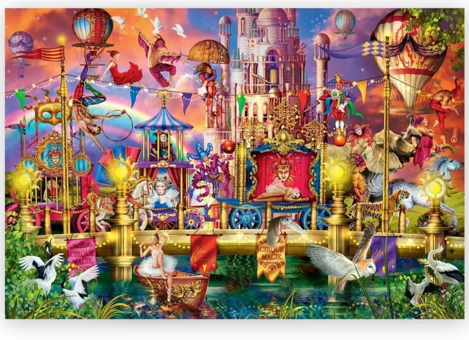Puzzle 500 pièces en bois - Magic World