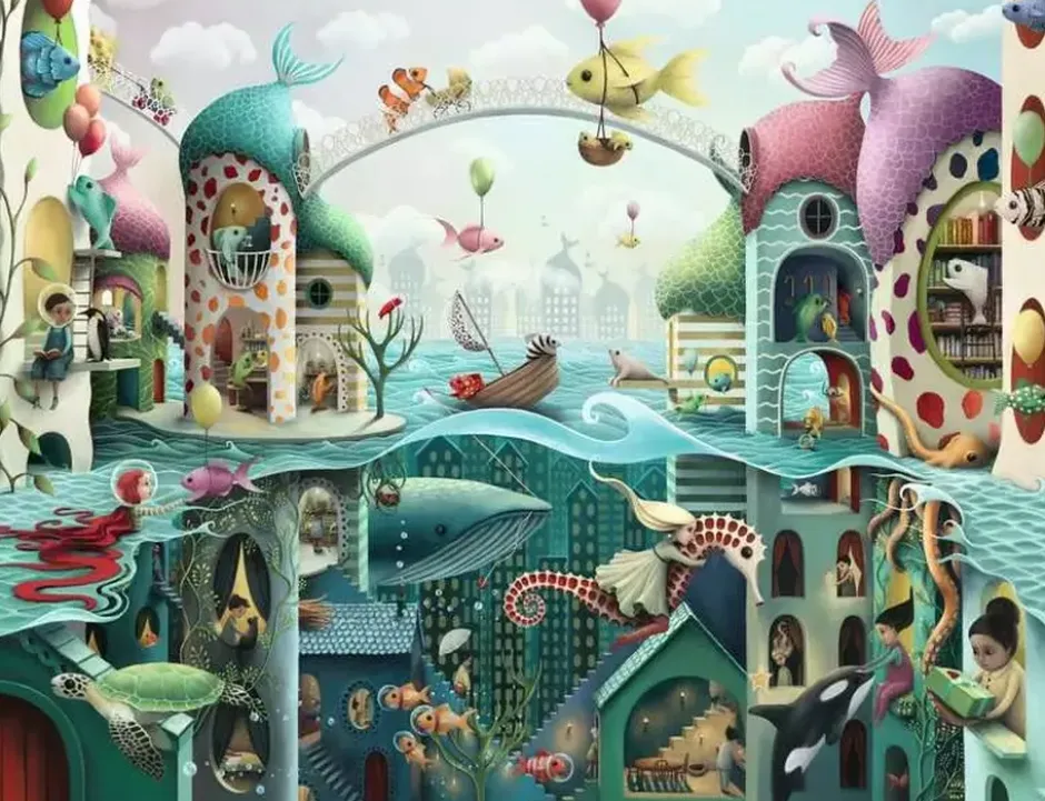 Puzzle : Si les Poissons pouvaient Marcher