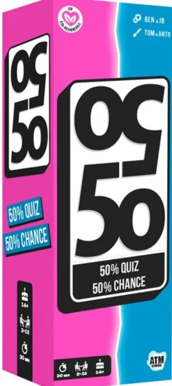 50/50 - 50% Quiz 50% Chance