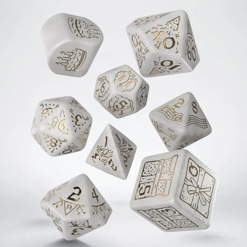 Q Workshop 20th Anniversary: Happy Birthday Dice Set