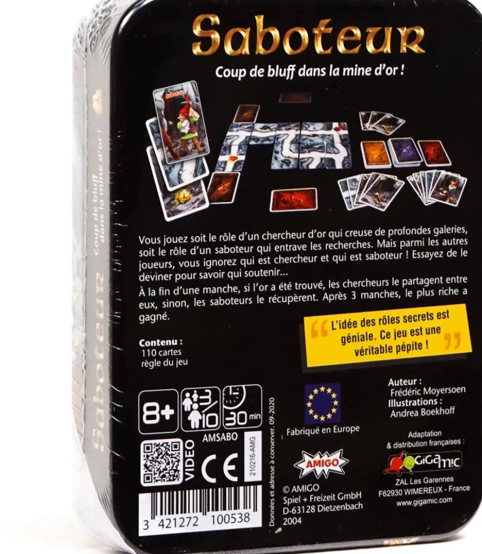 Saboteur : Coup de bluff dans la mine d'or