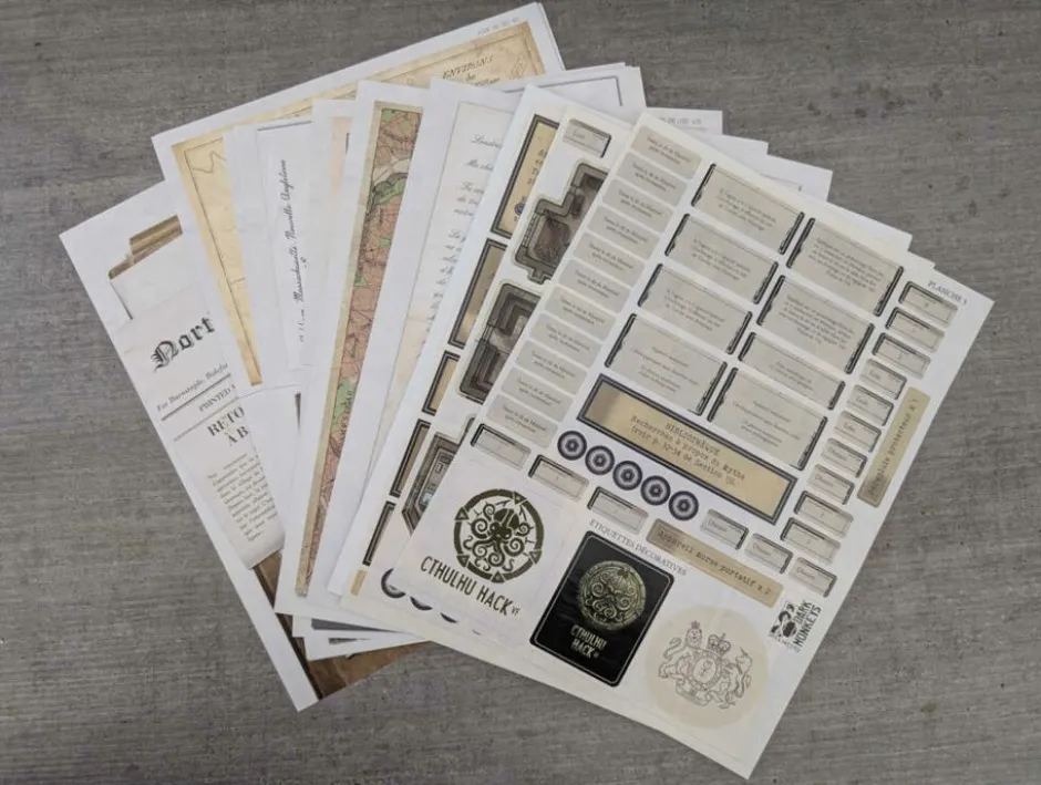 Section 13 : Aides de jeu - Pack MJ