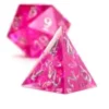 Set de dés - angles acérés - Rosés