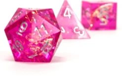 Set de dés - angles acérés - Rosés